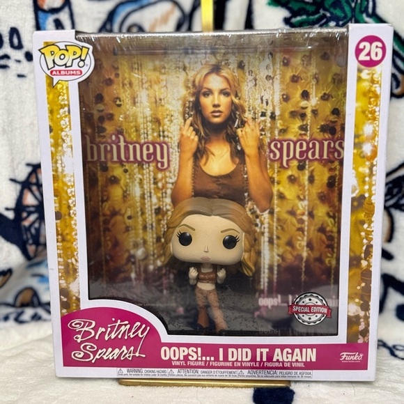 Britney Spears Funko Pop Albums Oops!... I Did It Again #26 Special Edition NIB - Picture 3 of 6